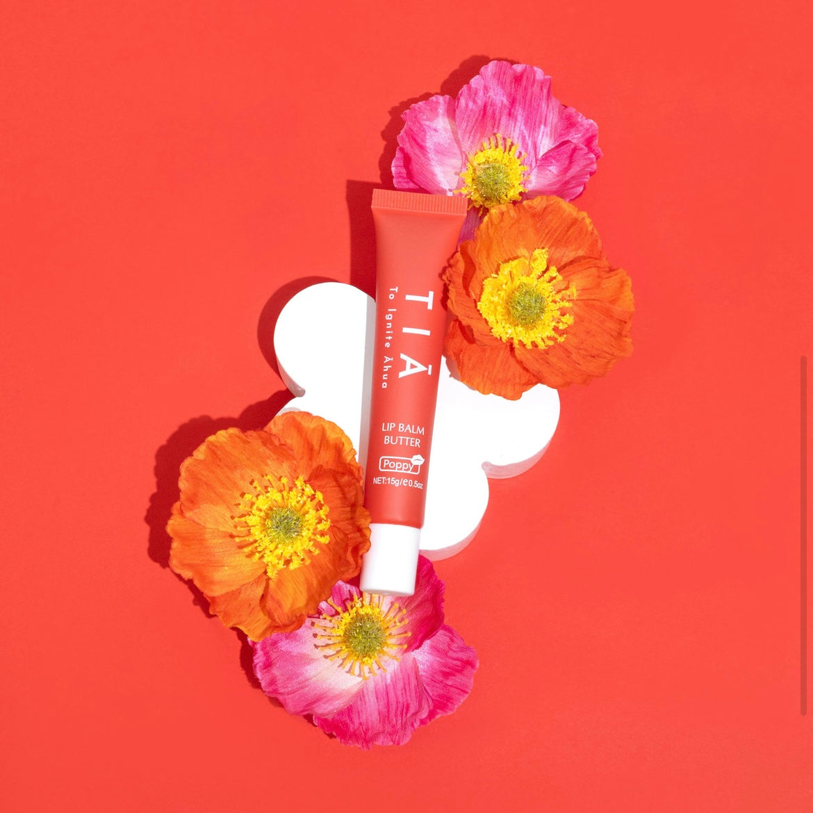 Lip Balm Butter - Poppy Colour