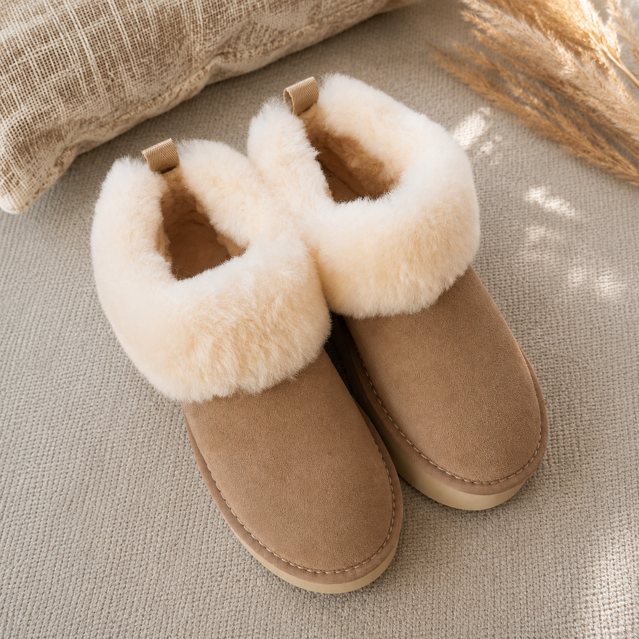 TIĀ Suede Slippers