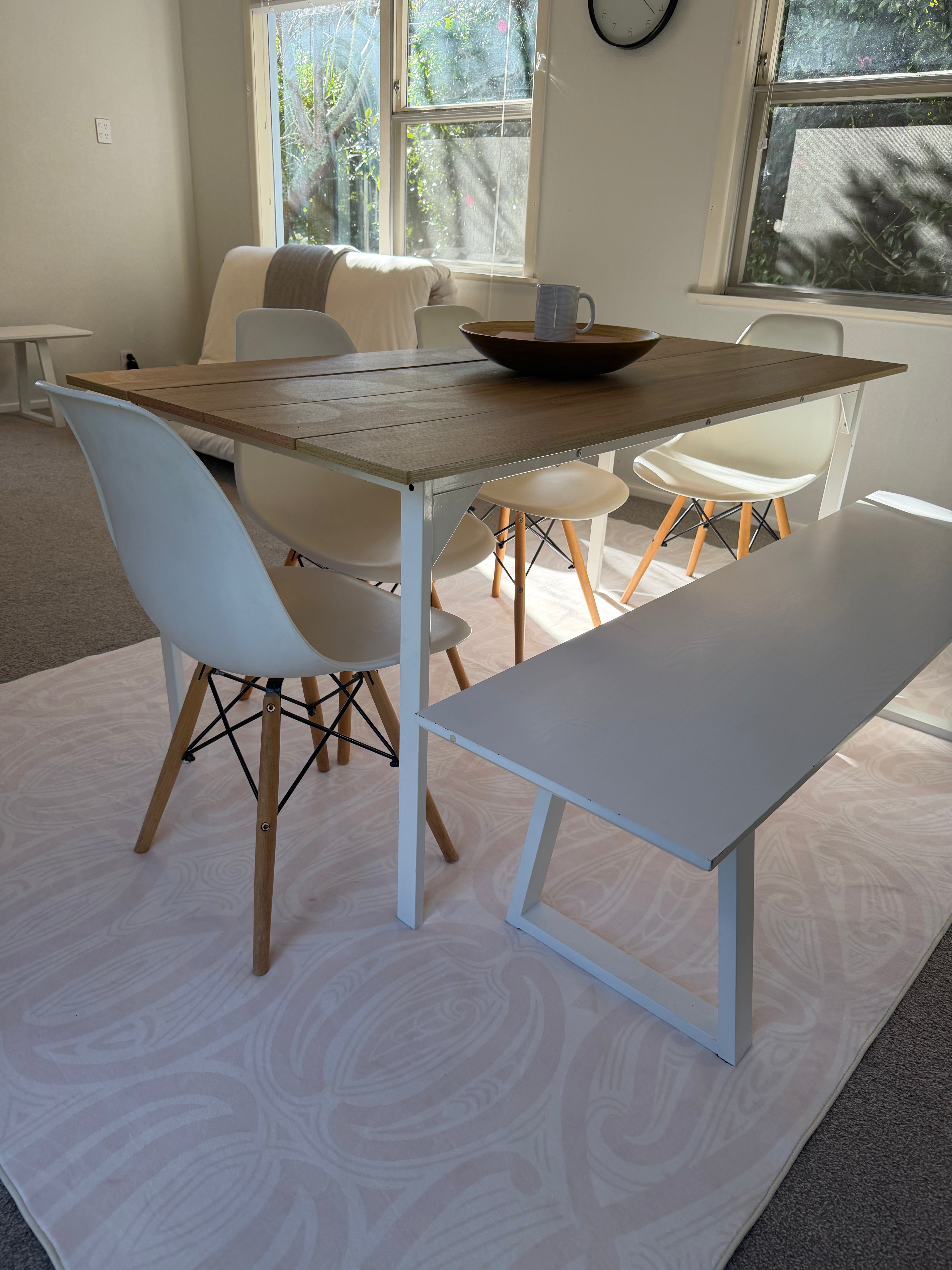PRE-ORDER | TIĀ Printed Pile Rug (Blush Sand)
