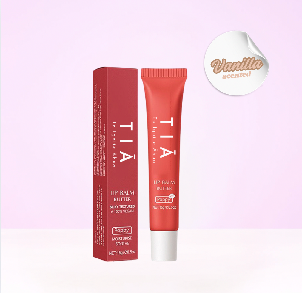 Lip Balm Butter - Poppy Colour