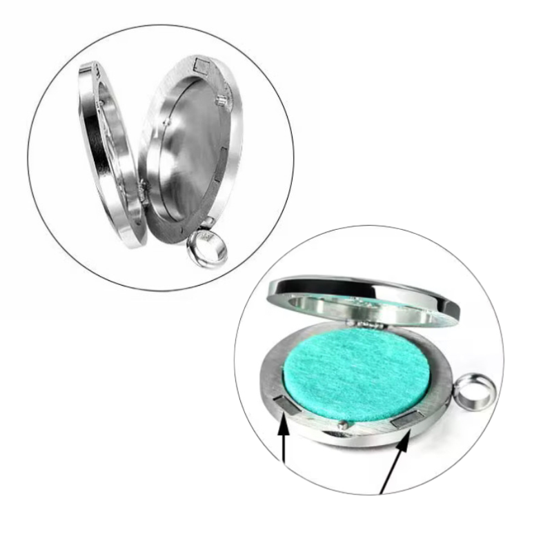 Silver Wāhine Perfume Necklace