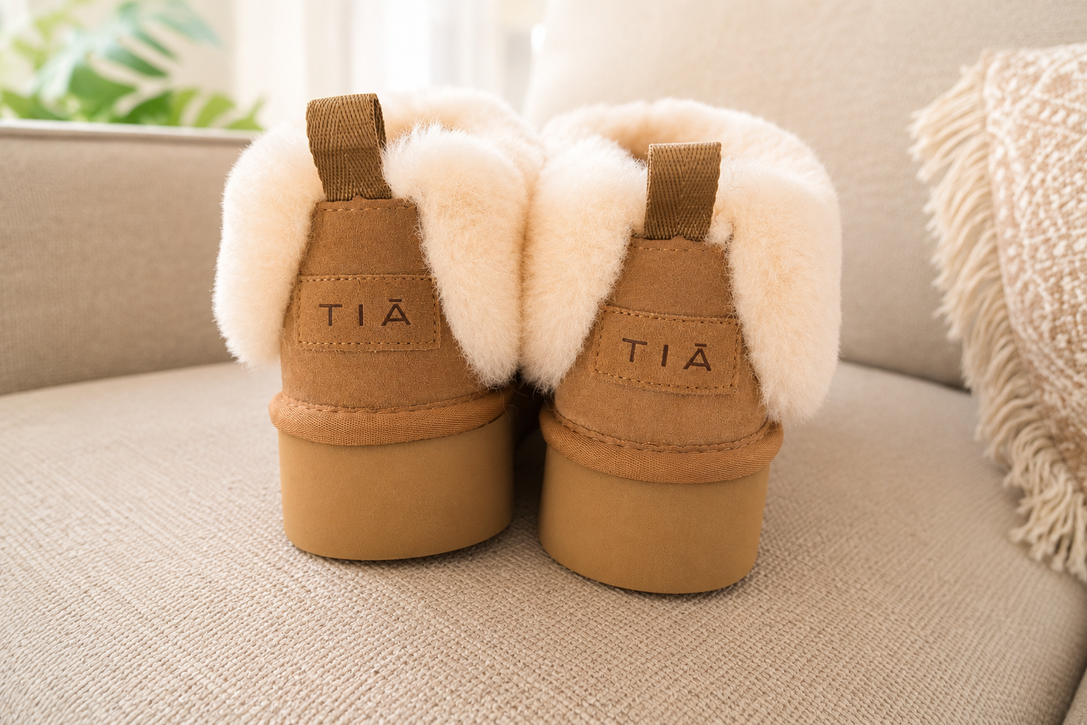 TIĀ Suede Slippers