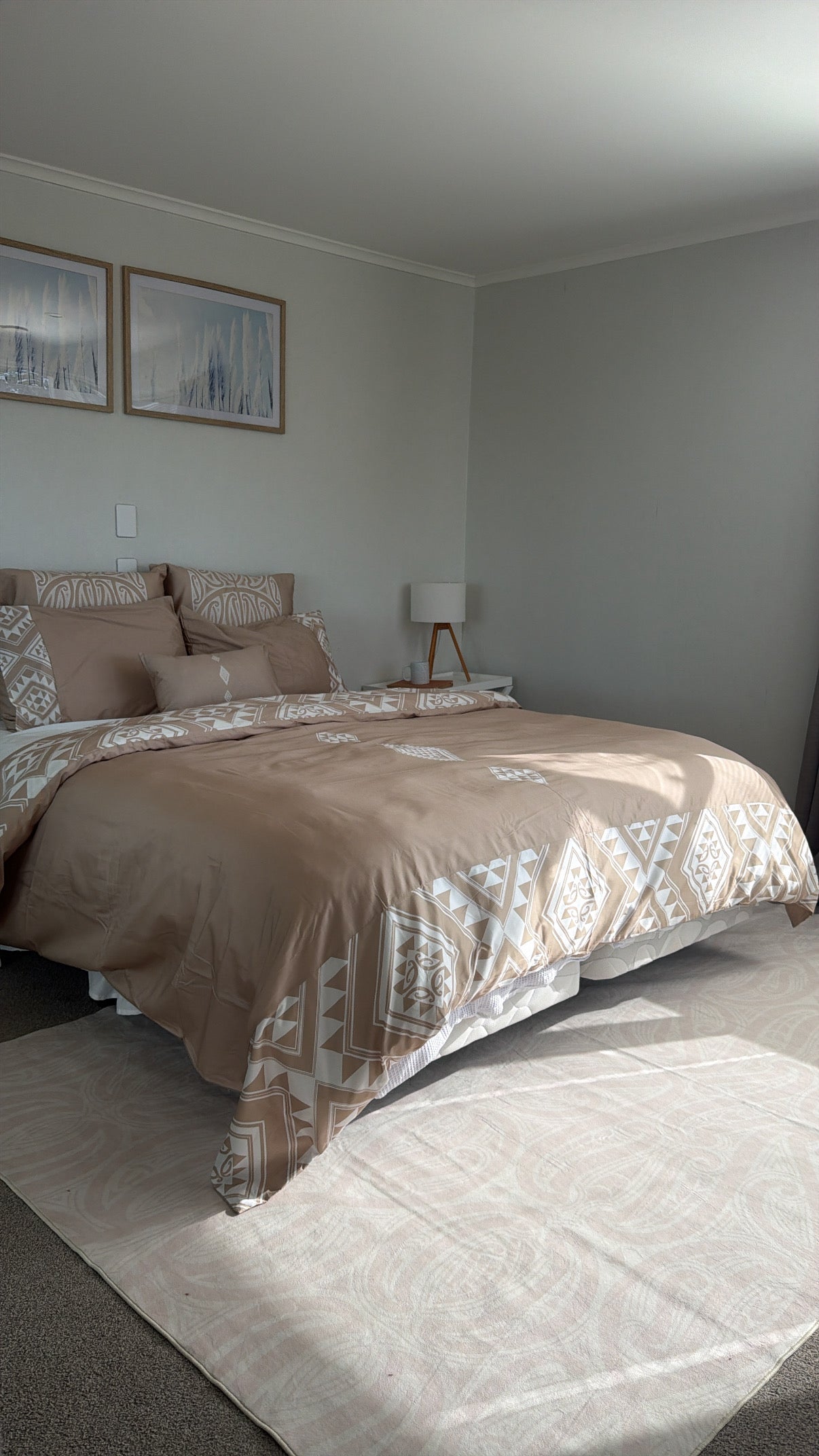 PRE-ORDER | TIĀ Printed Pile Rug (Blush Sand)